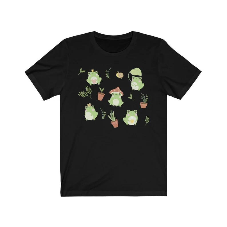 Black frog shirt