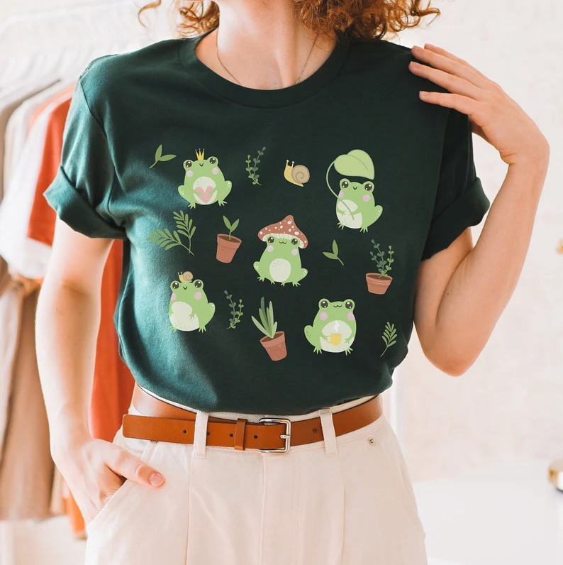 Green frog shirt