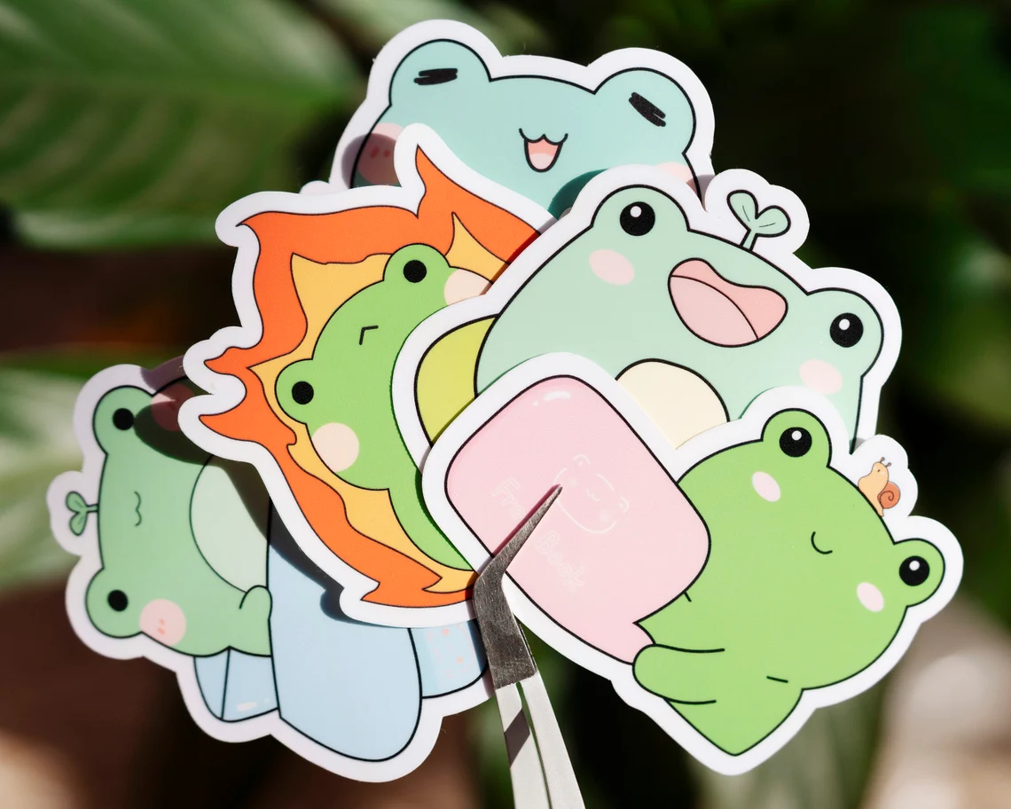 Frog stickers